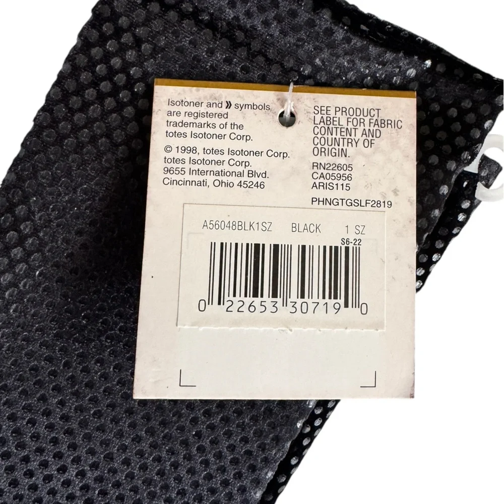 Isotoner Black Stretch Dress Gloves